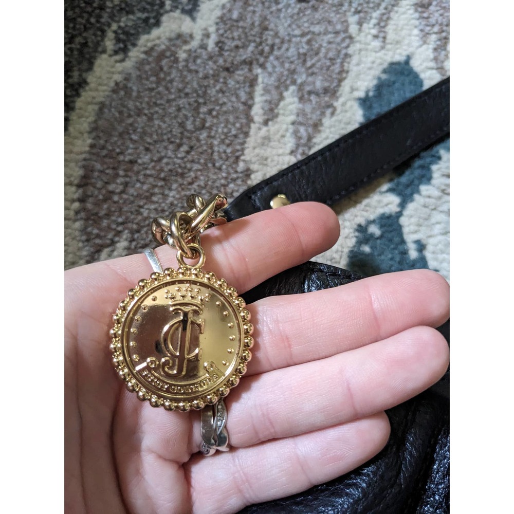 Juicy Couture Leather Drawstring Bucketpurse - image 8